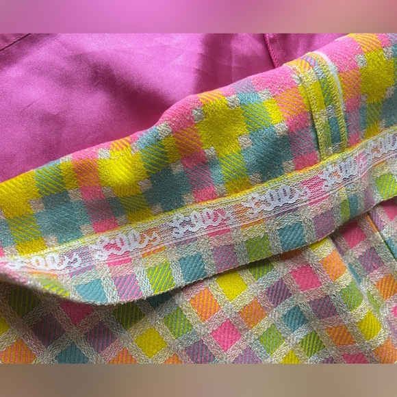 Lilly Pulitzer Bibi Printed Multi Give Me Wings Boucle Strapless Dress Size 6 - Picture 6 of 7